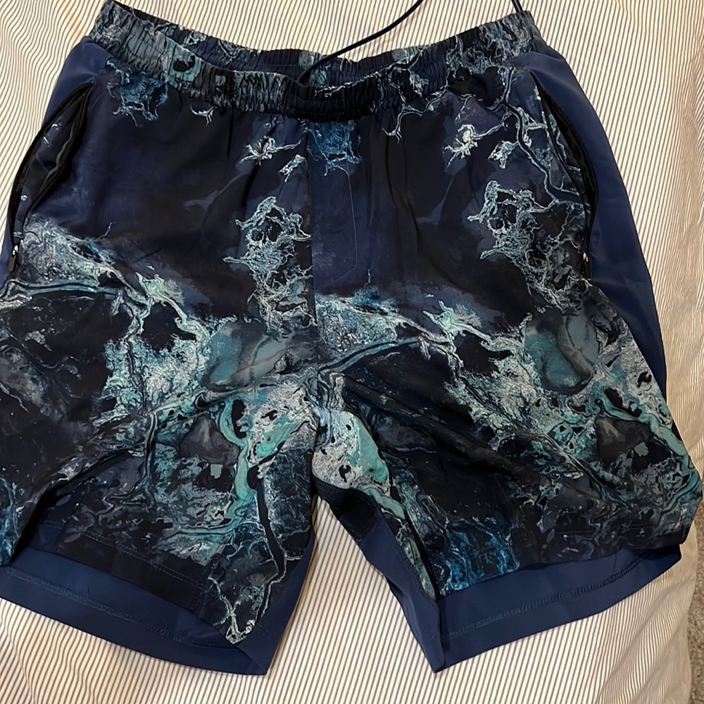 all in motion mens workout shorts, medium size.